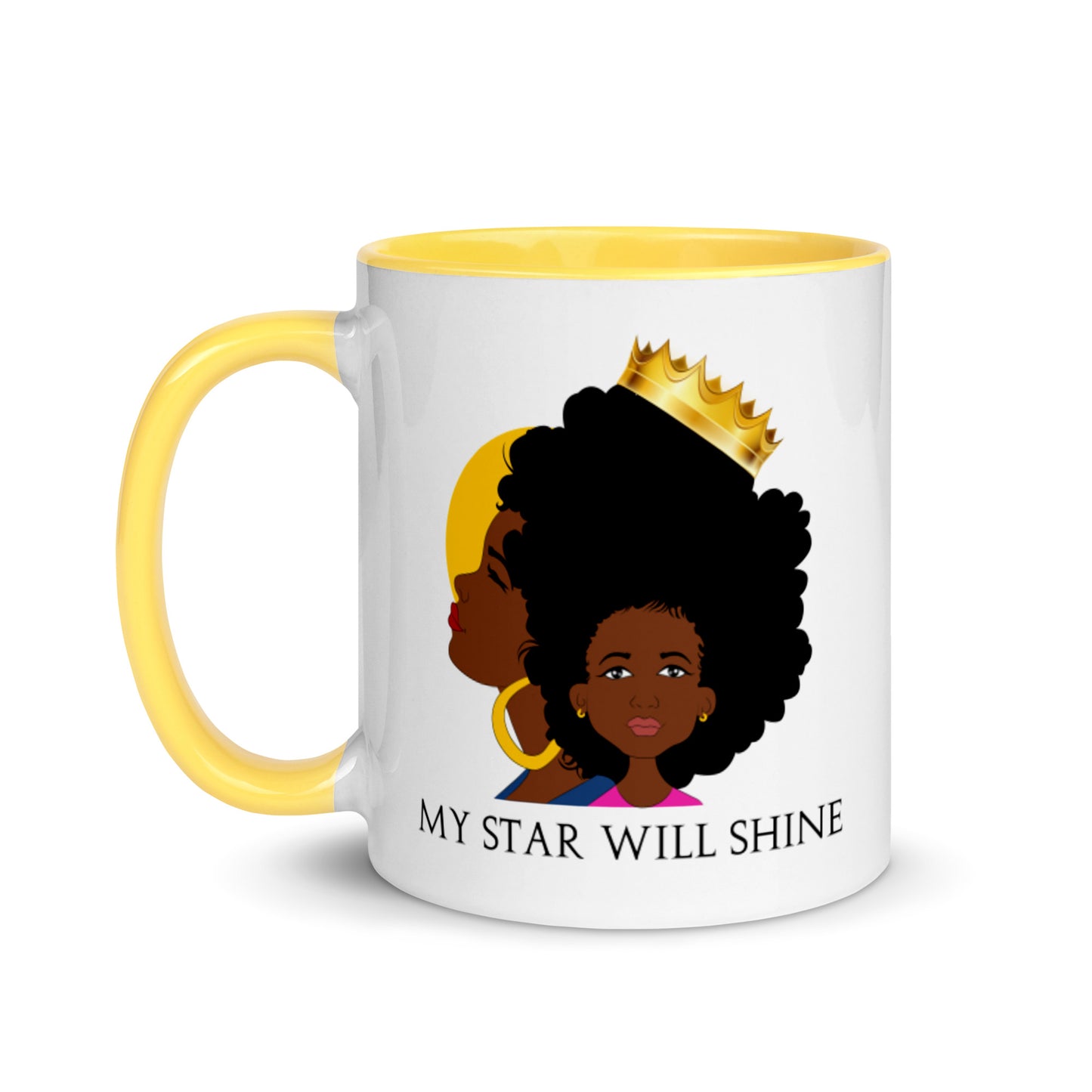 My Star Will Shine Mug with Color Inside