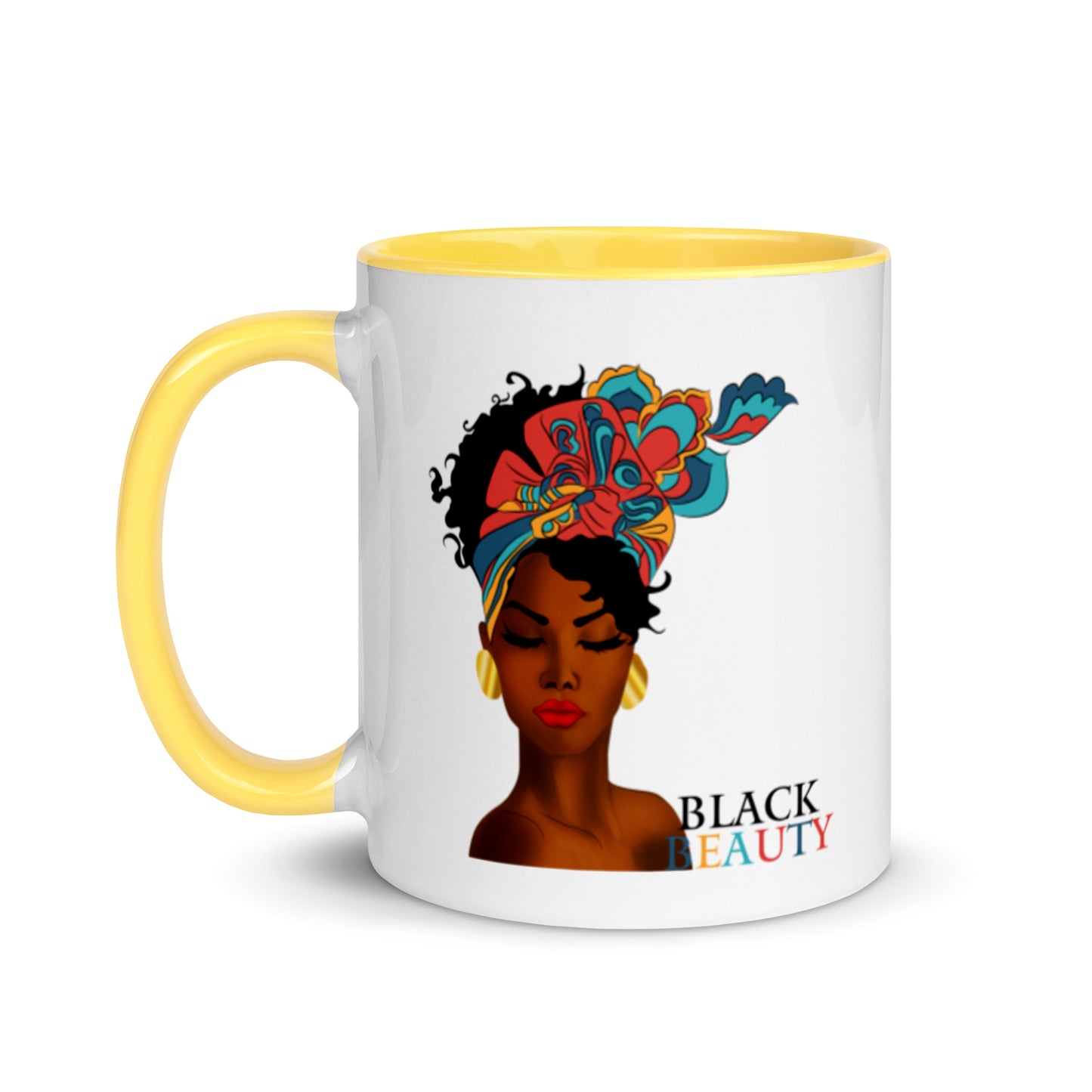 Black Beauty Mug with Color Inside