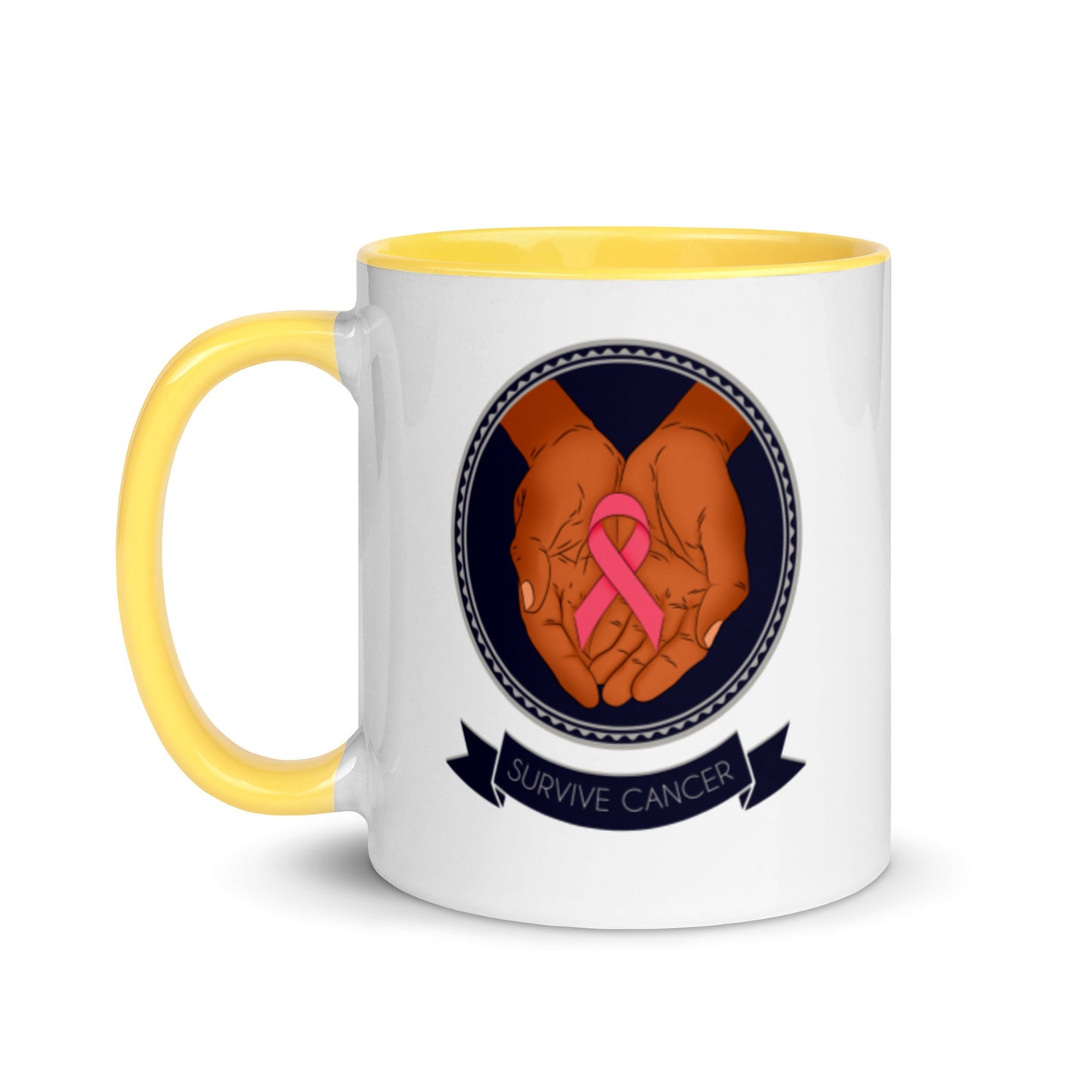 Survive Cancer Mug with Color Inside