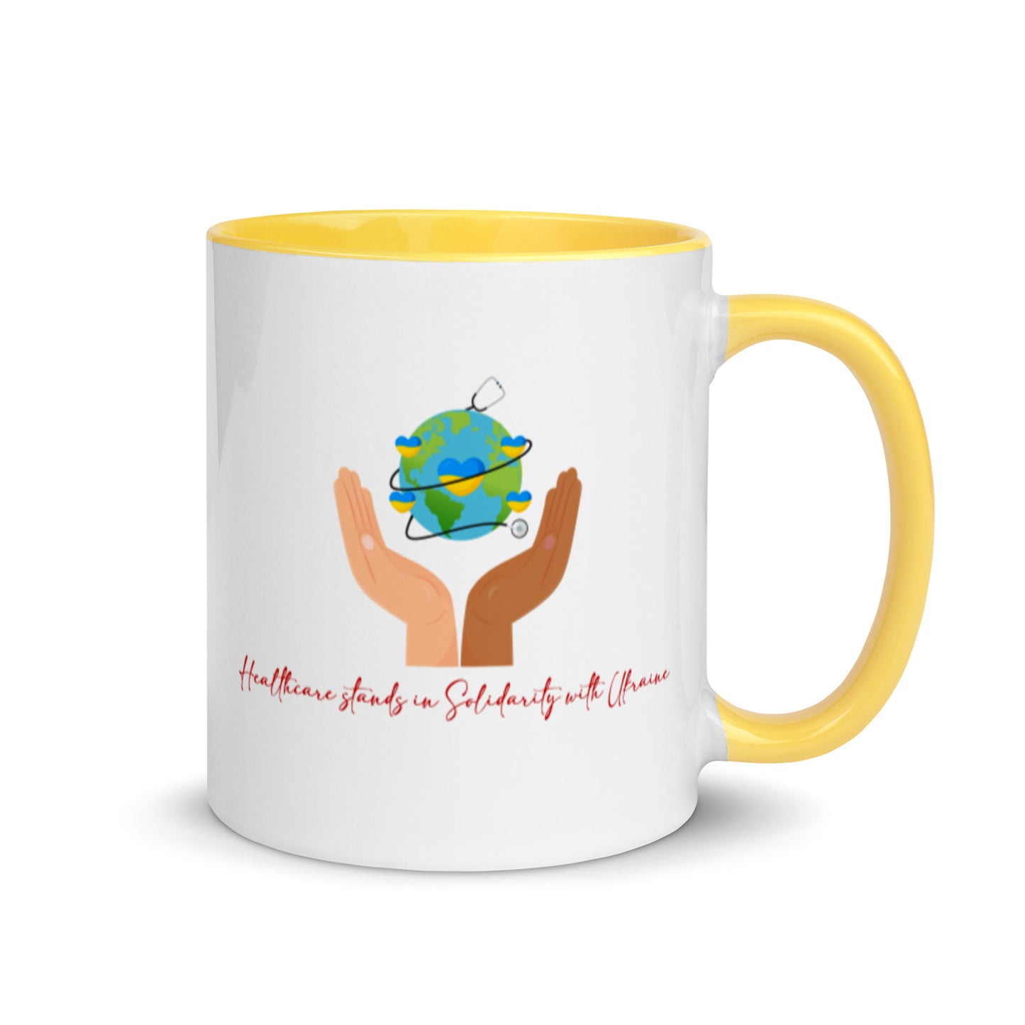 HealthCare Stands In Solidarity With Ukraine Mug