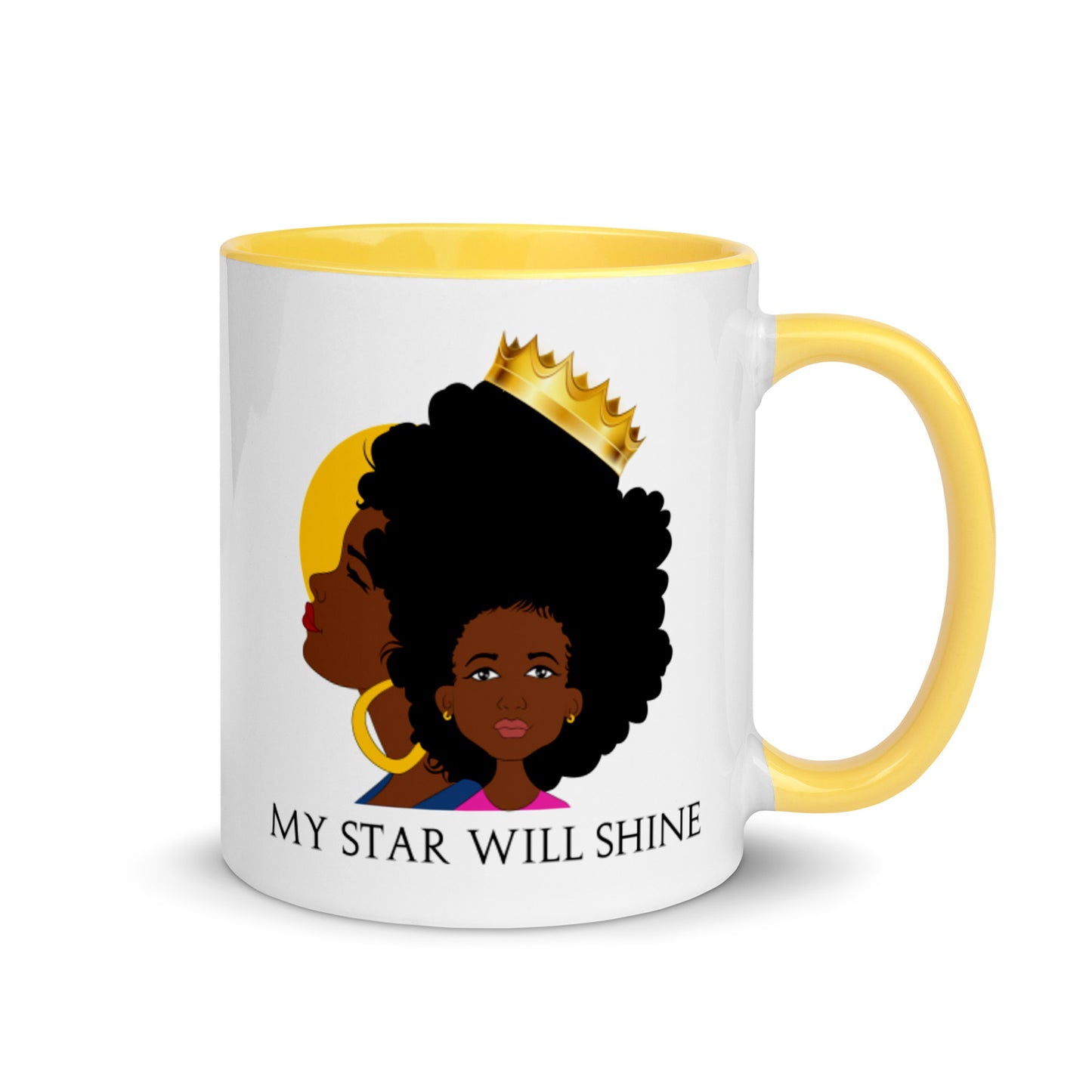 My Star Will Shine Mug with Color Inside
