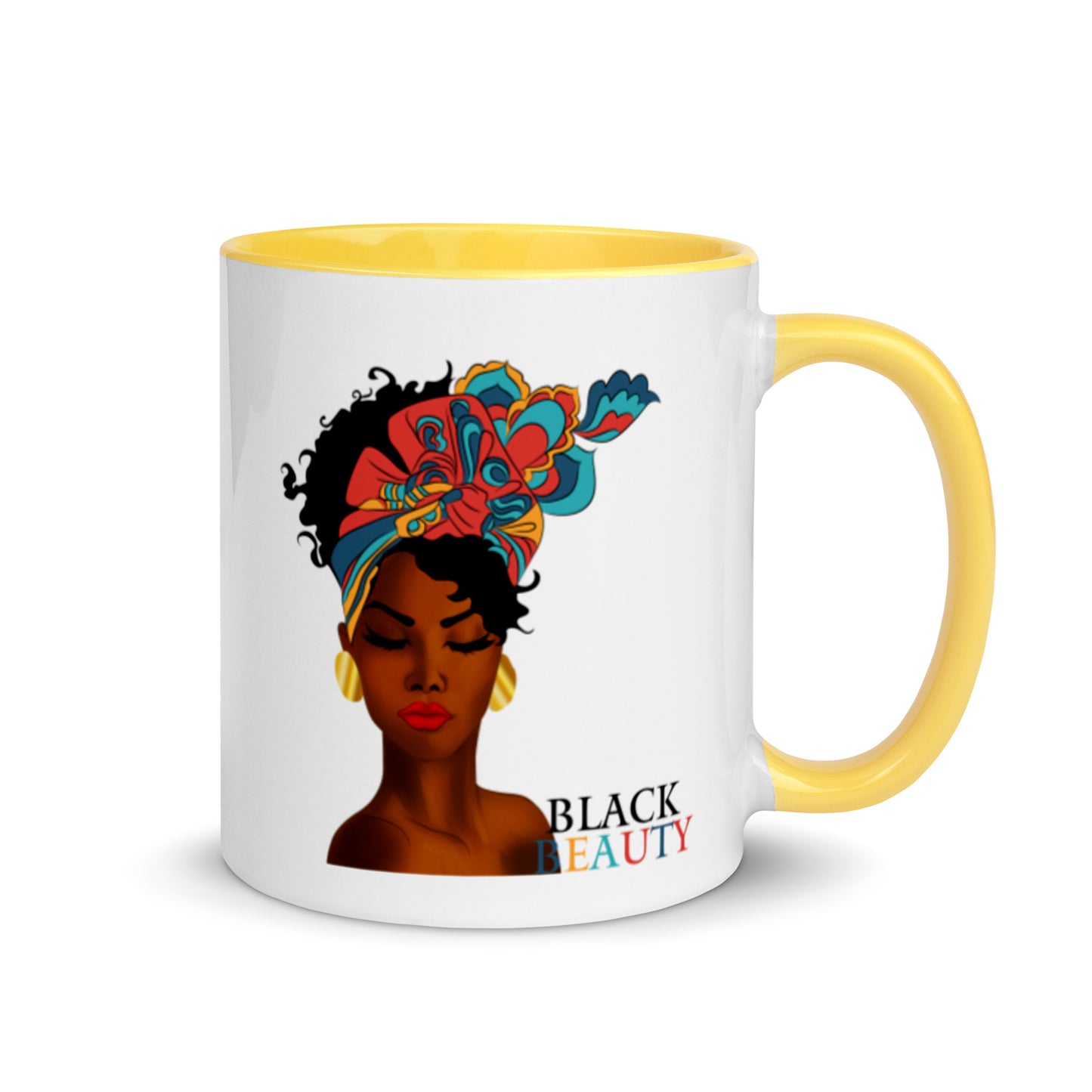 Black Beauty Mug with Color Inside