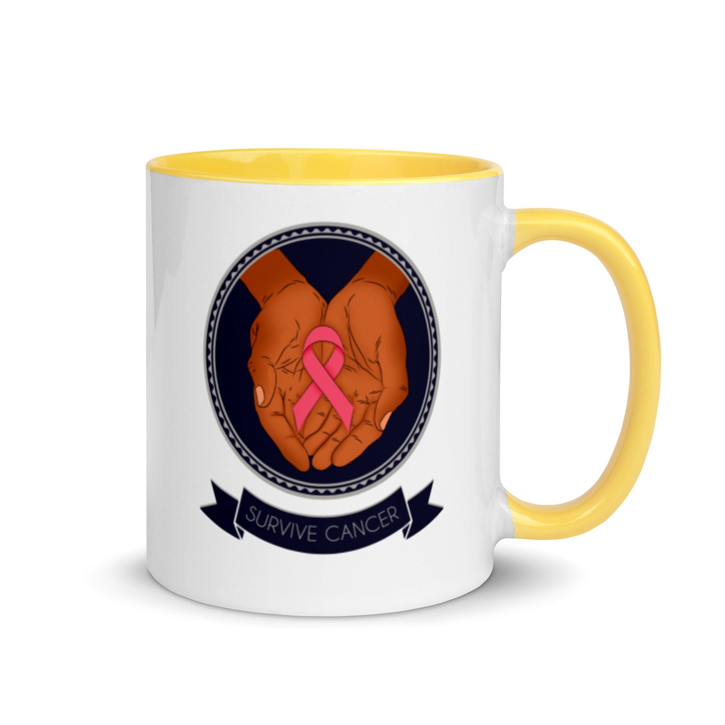 Survive Cancer Mug with Color Inside