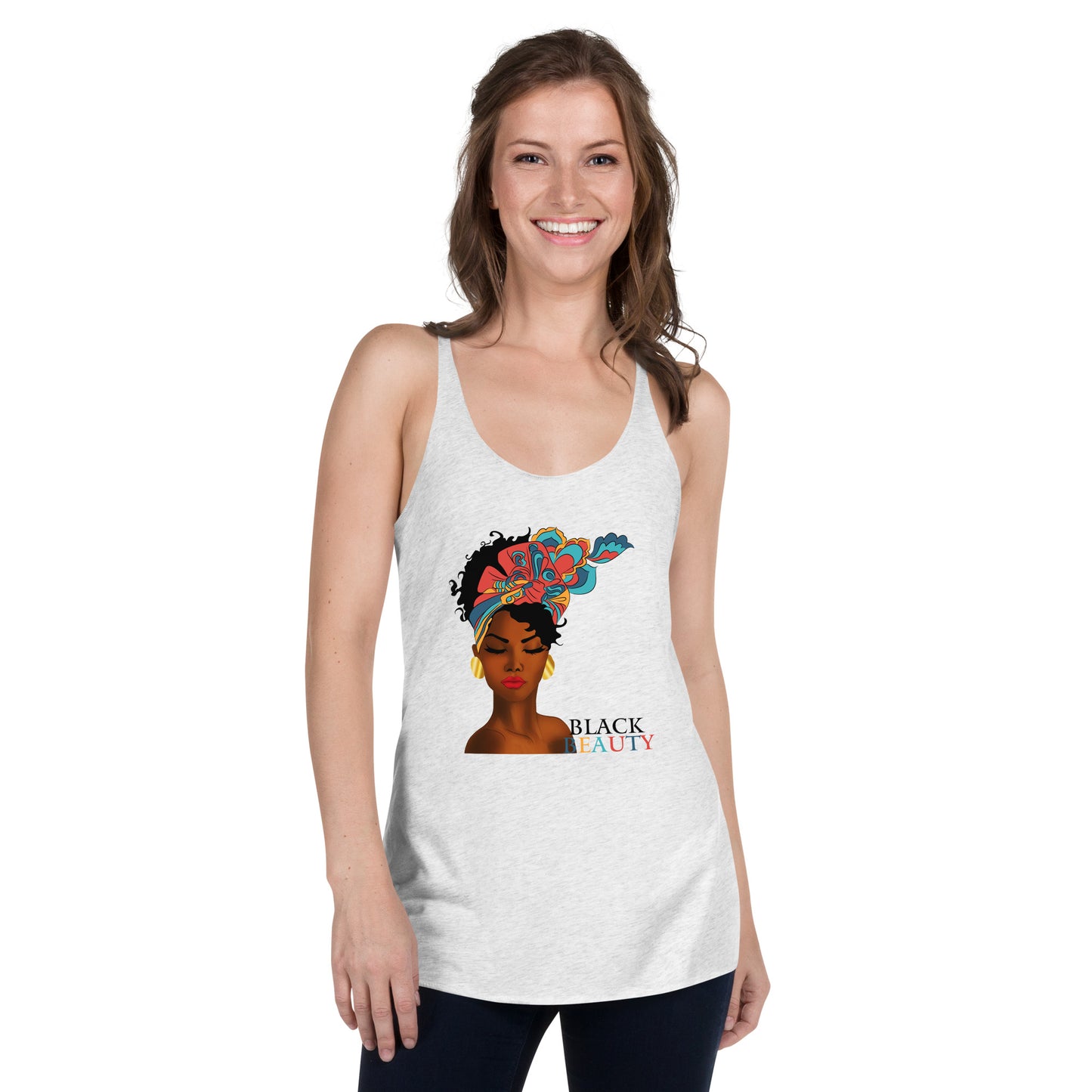 Black Beauty Women's Racerback Tank