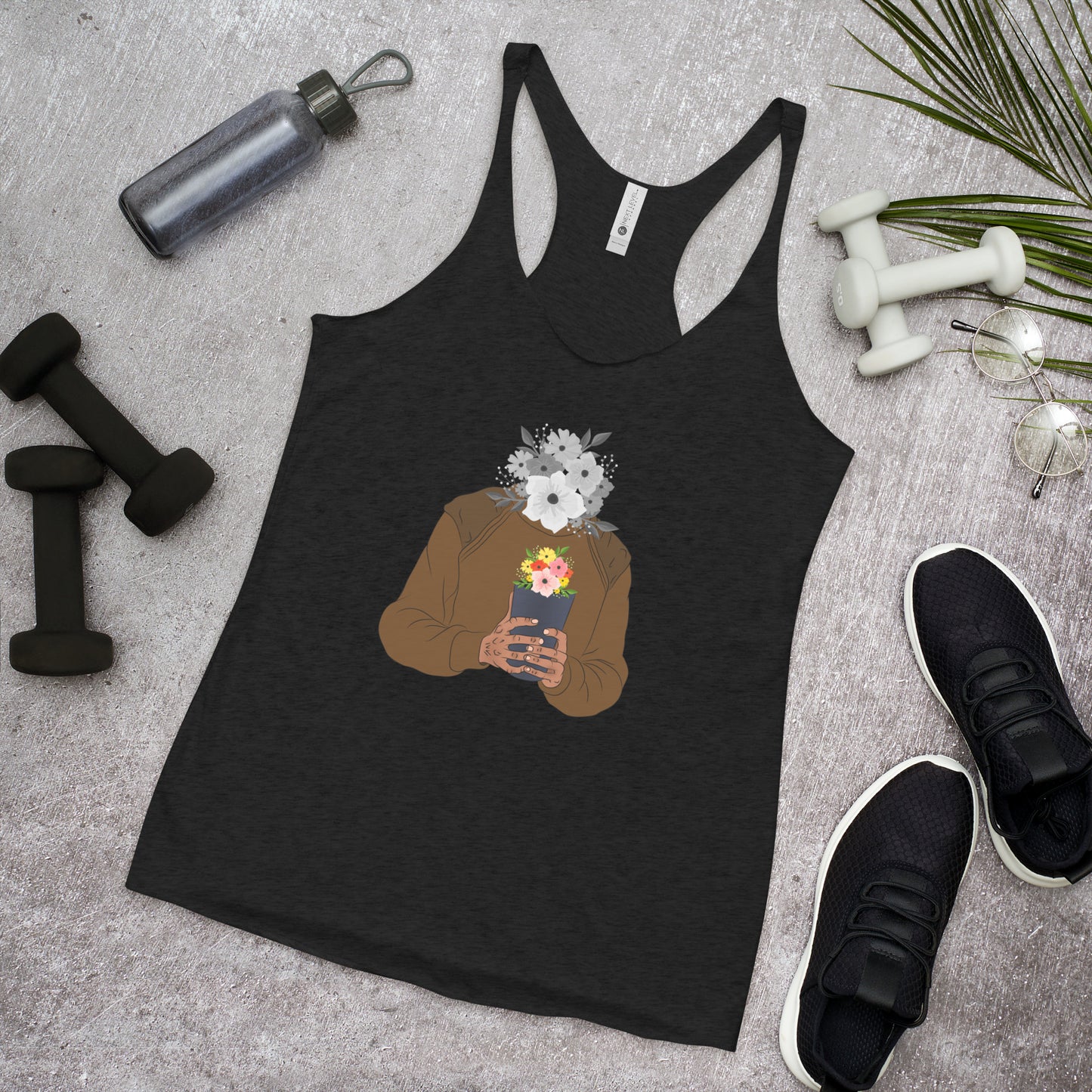 Flowers Women's Racerback Tank
