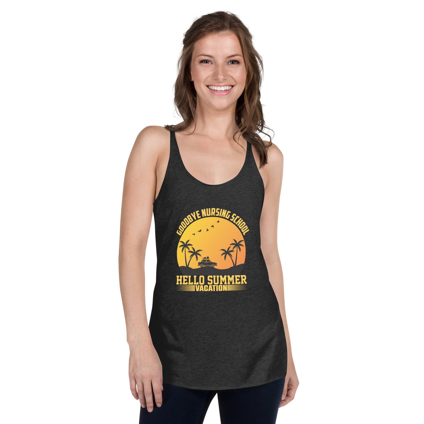 Goodbye Nursing School Women's Racerback Tank