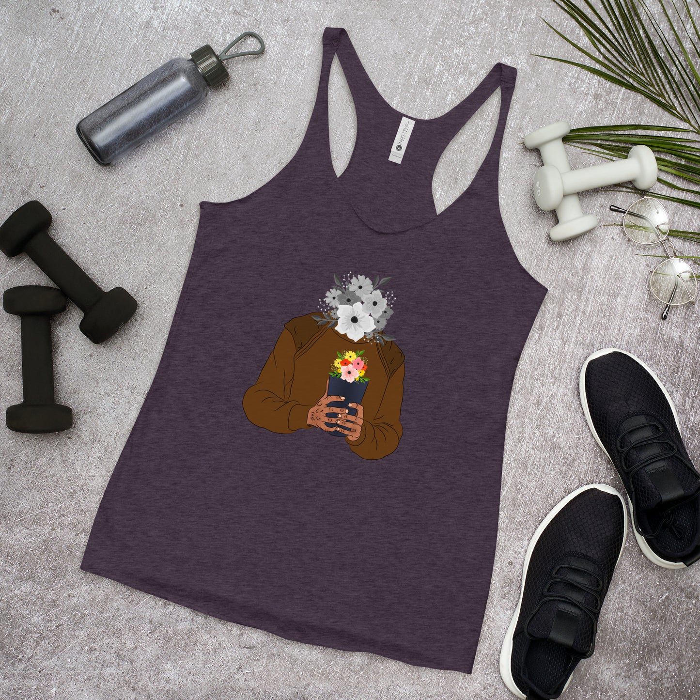 Flowers Women's Racerback Tank