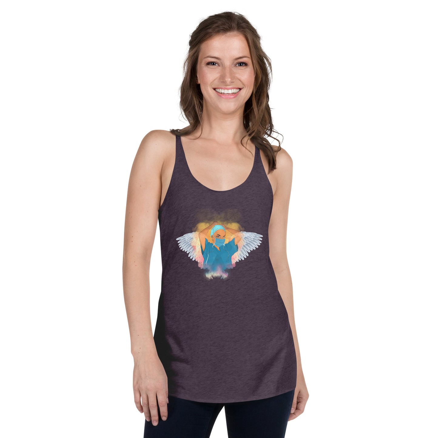 Nurse Is Angel Women's Racerback Tank