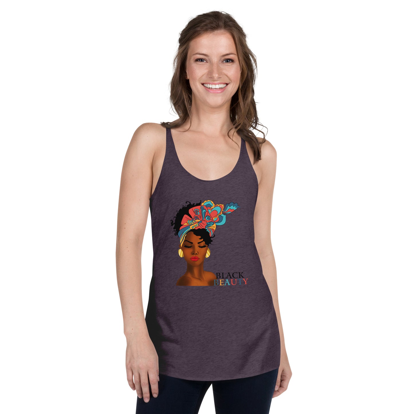 Black Beauty Women's Racerback Tank