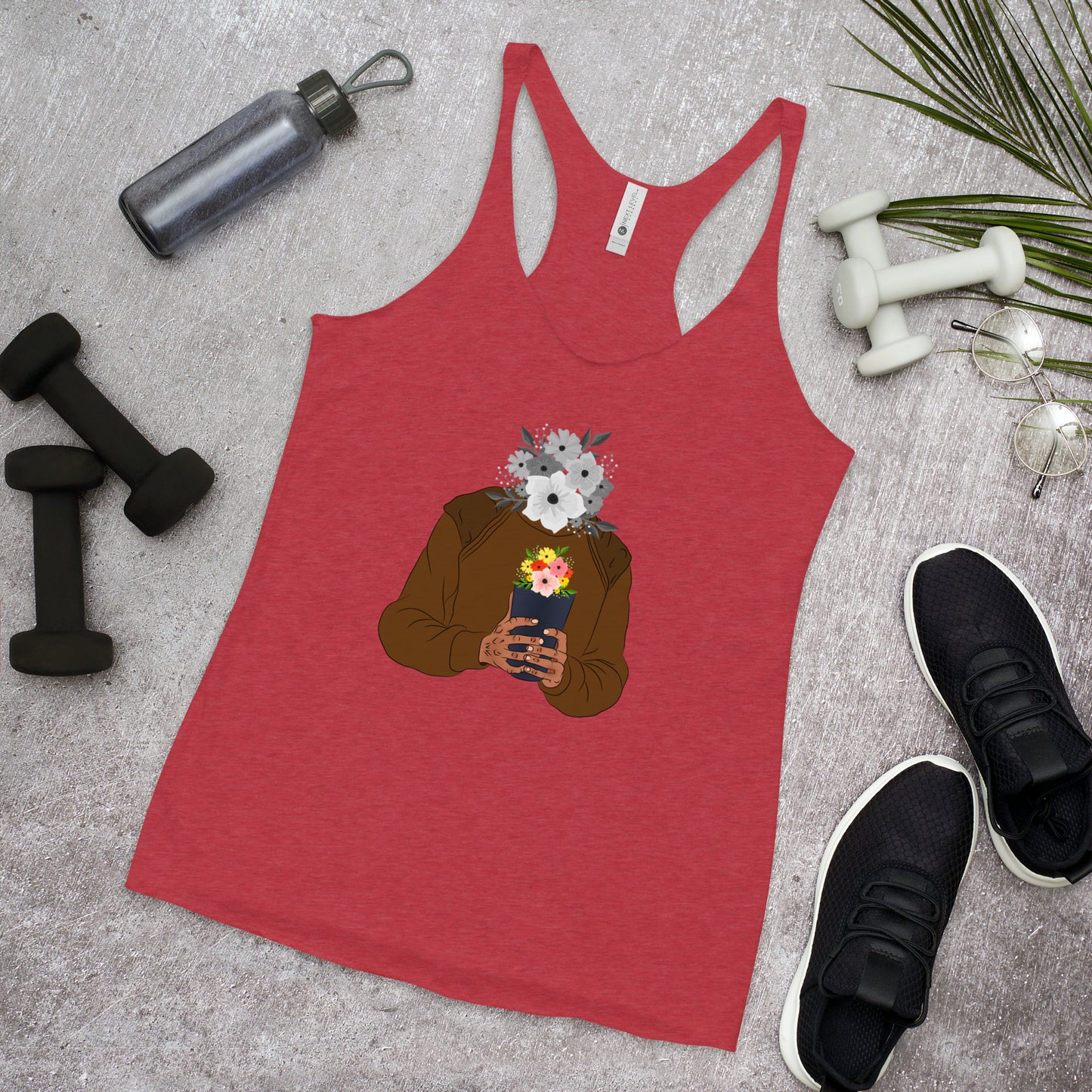 Flowers Women's Racerback Tank