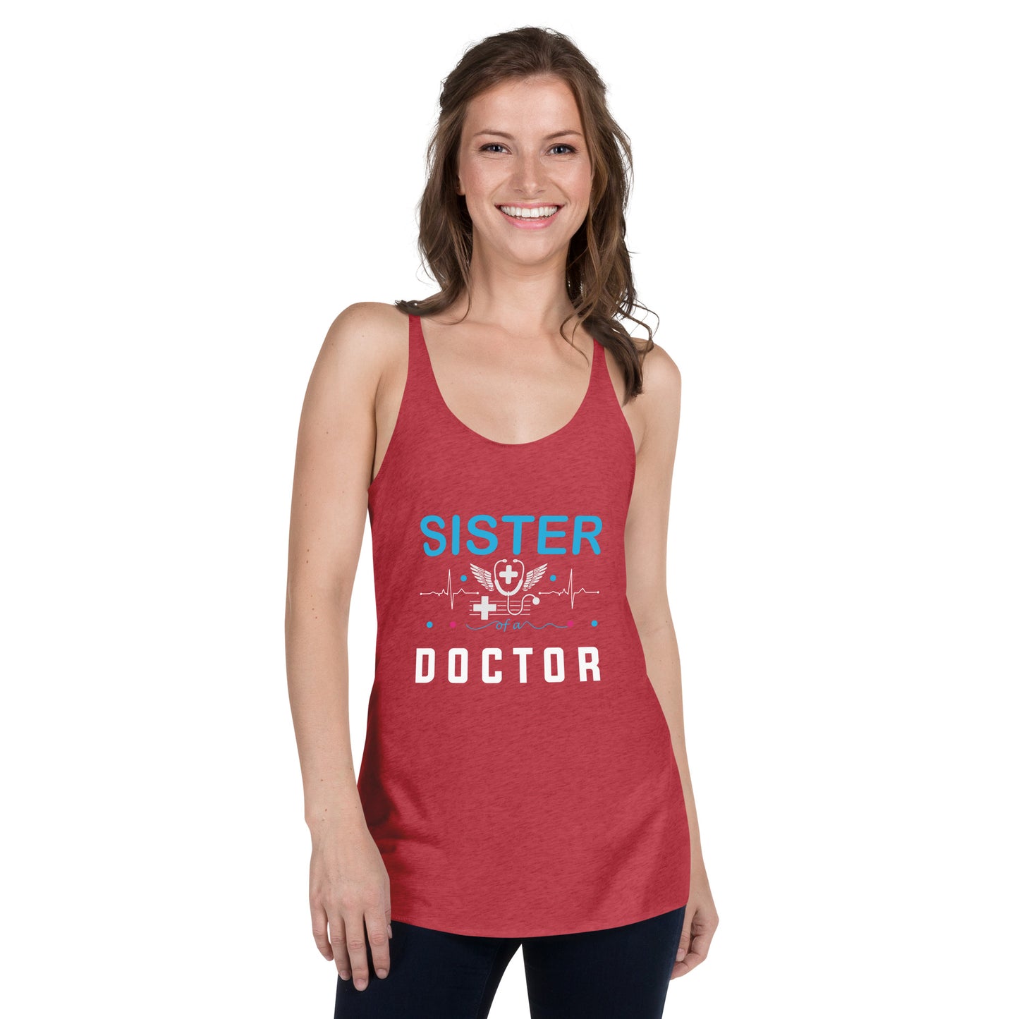 Sister Of A Doctor Women's Racerback Tank