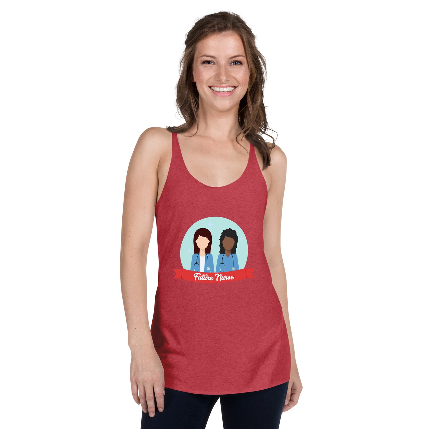 Future Nurse and not Future wife Women's Racerback Tank