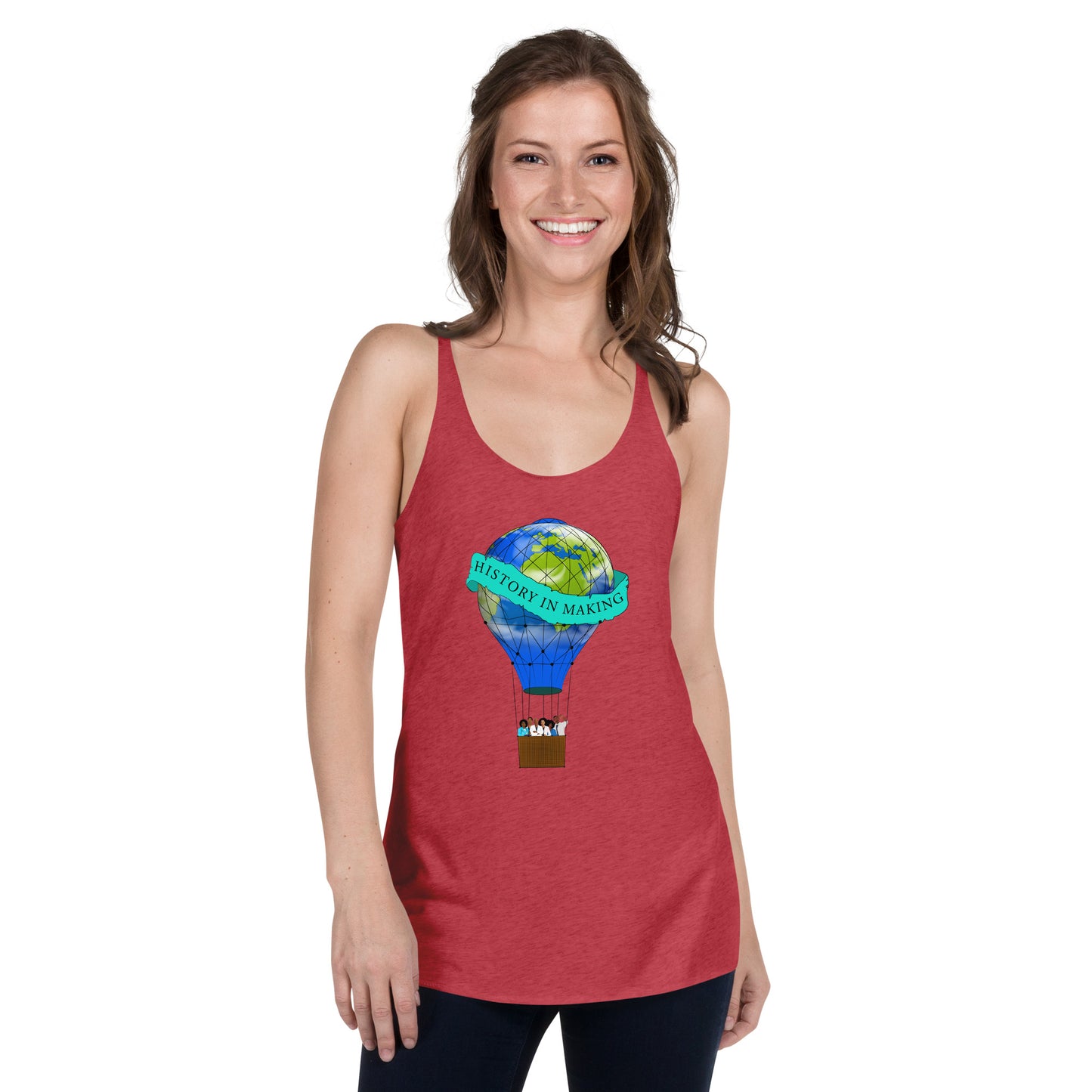History In Making Women's Racerback Tank