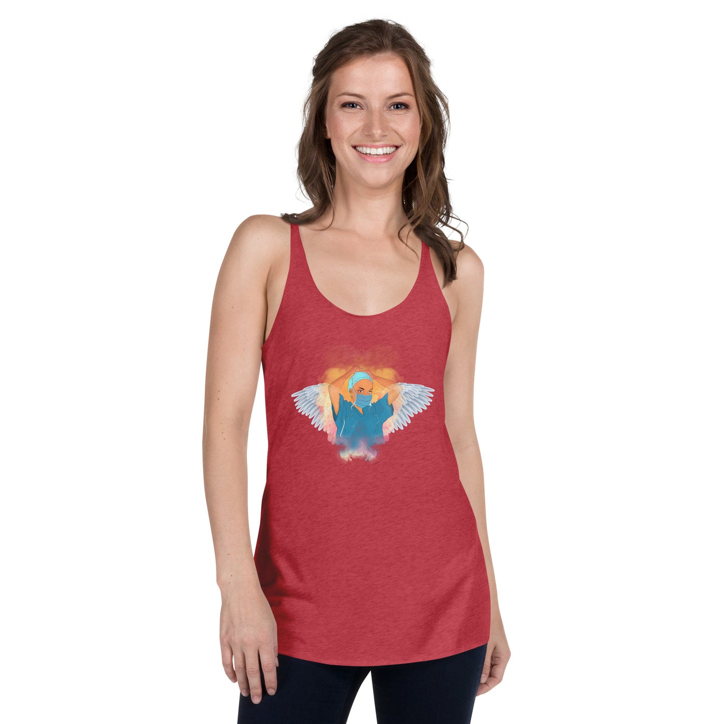 Nurse Is Angel Women's Racerback Tank