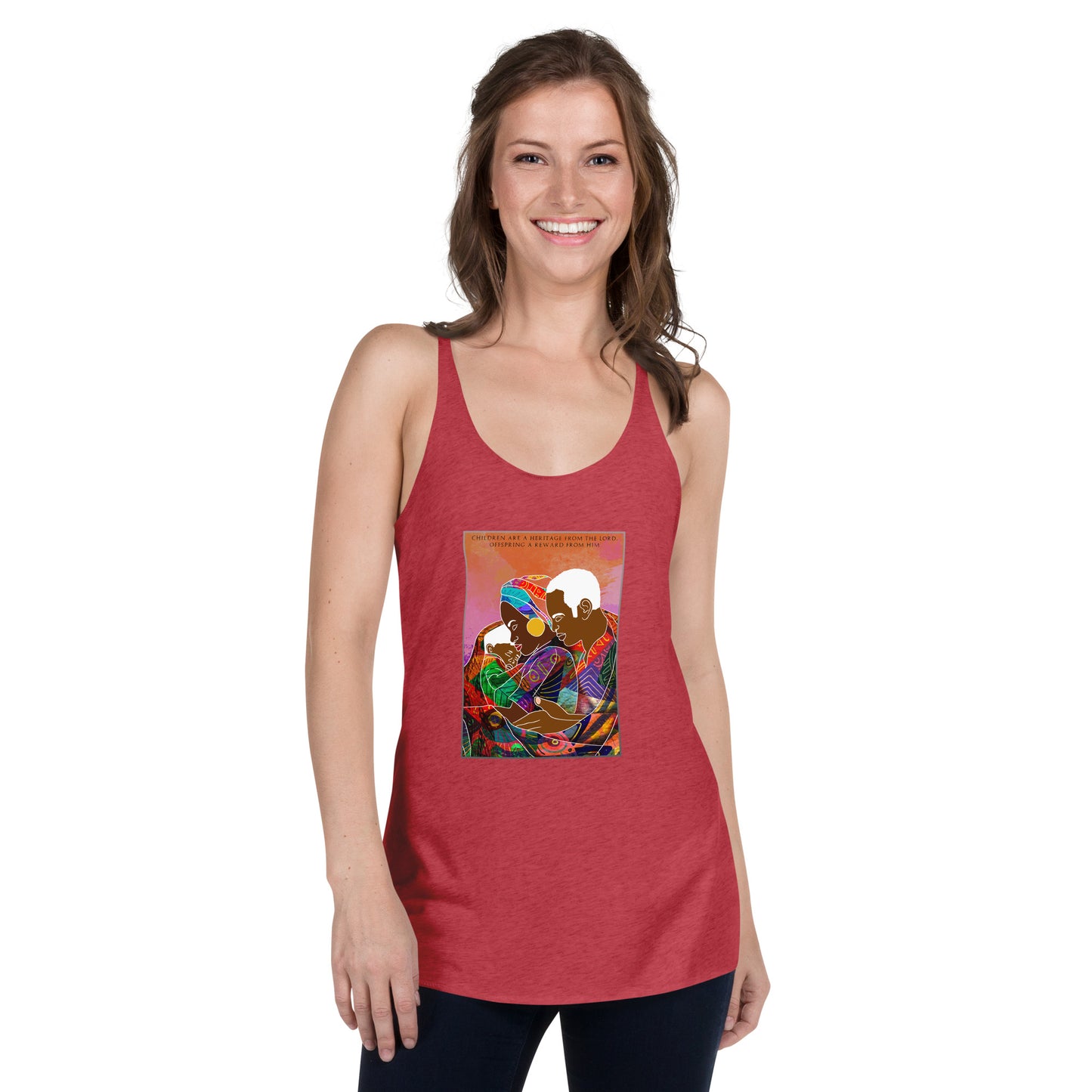 Children Are A Heritage From The Lord Women's Racerback Tank