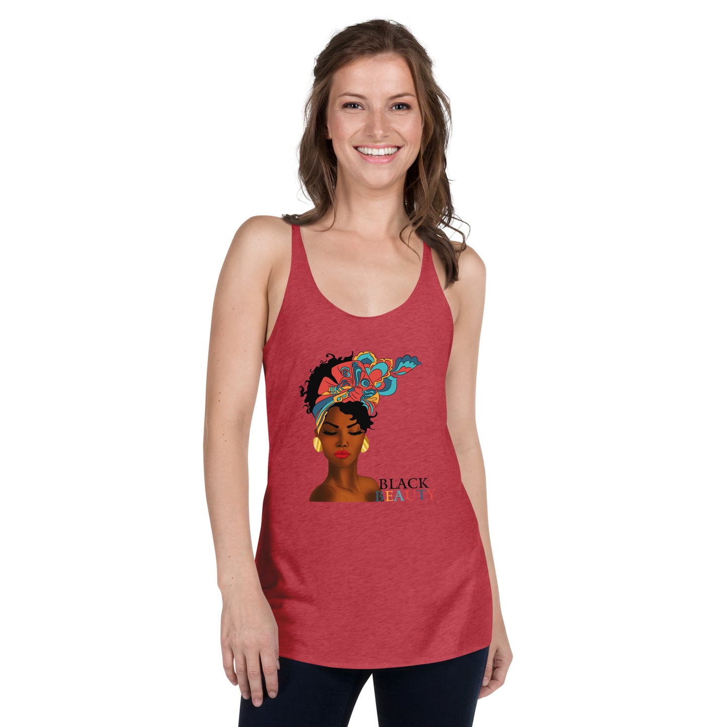 Black Beauty Women's Racerback Tank