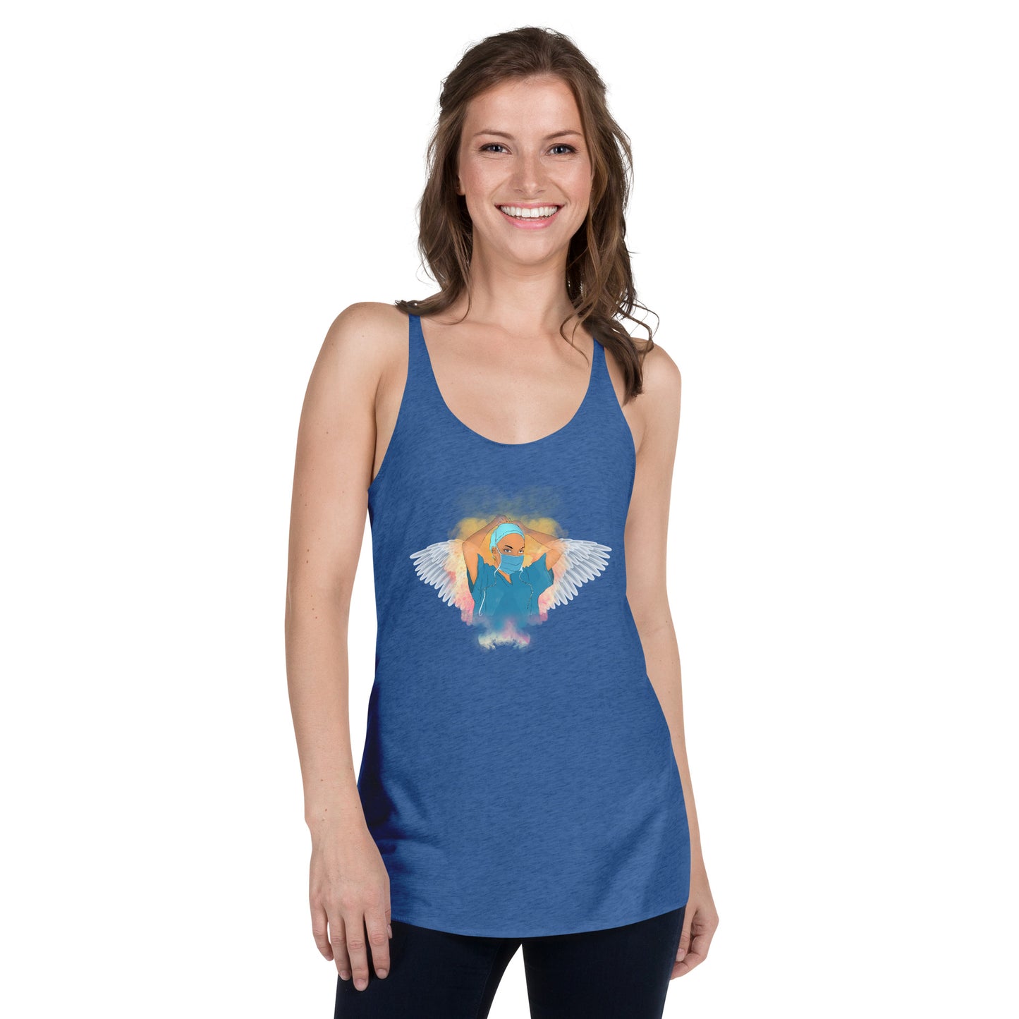 Nurse Is Angel Women's Racerback Tank