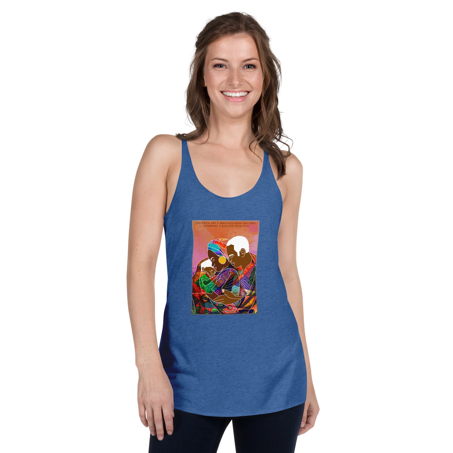 Children Are A Heritage From The Lord Women's Racerback Tank
