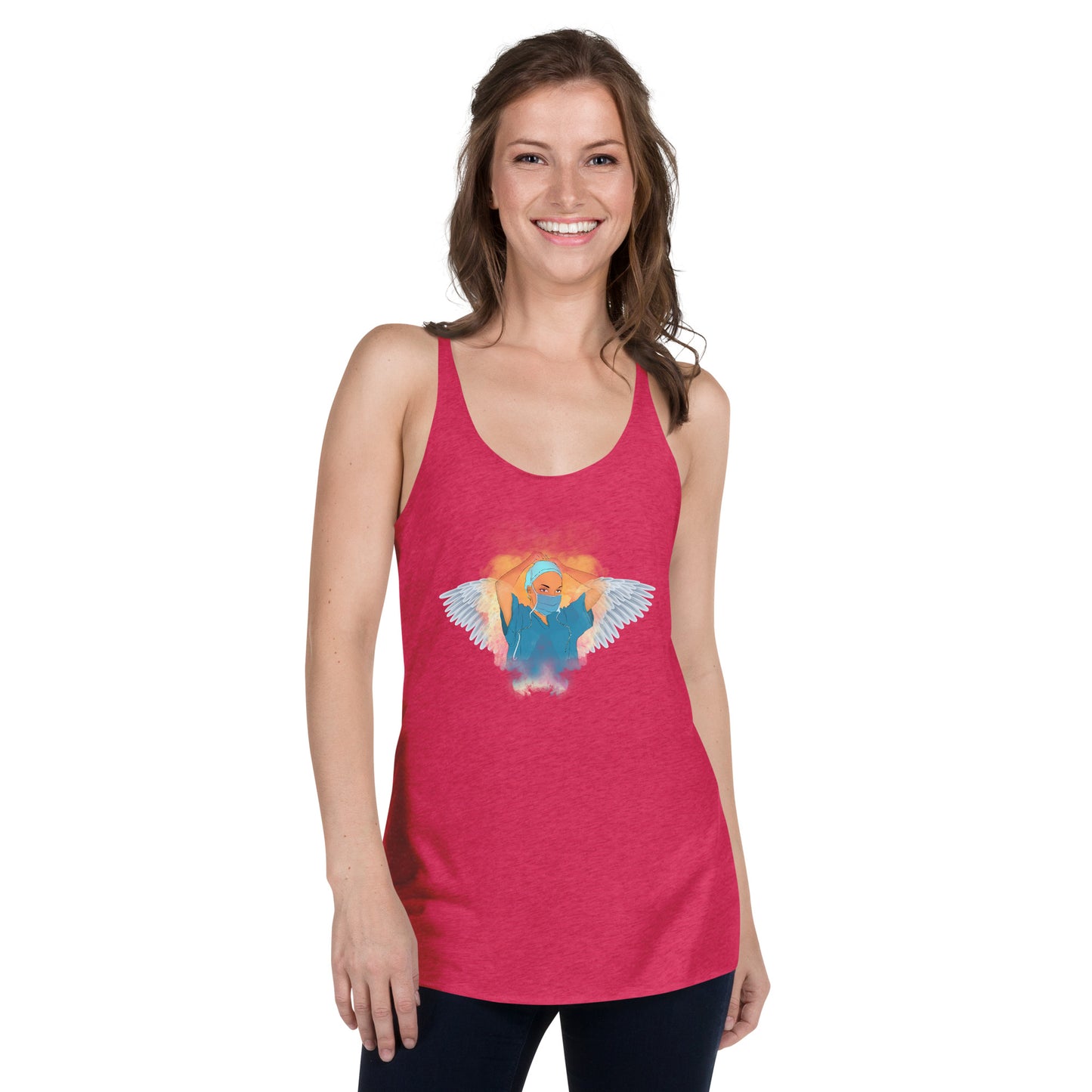 Nurse Is Angel Women's Racerback Tank