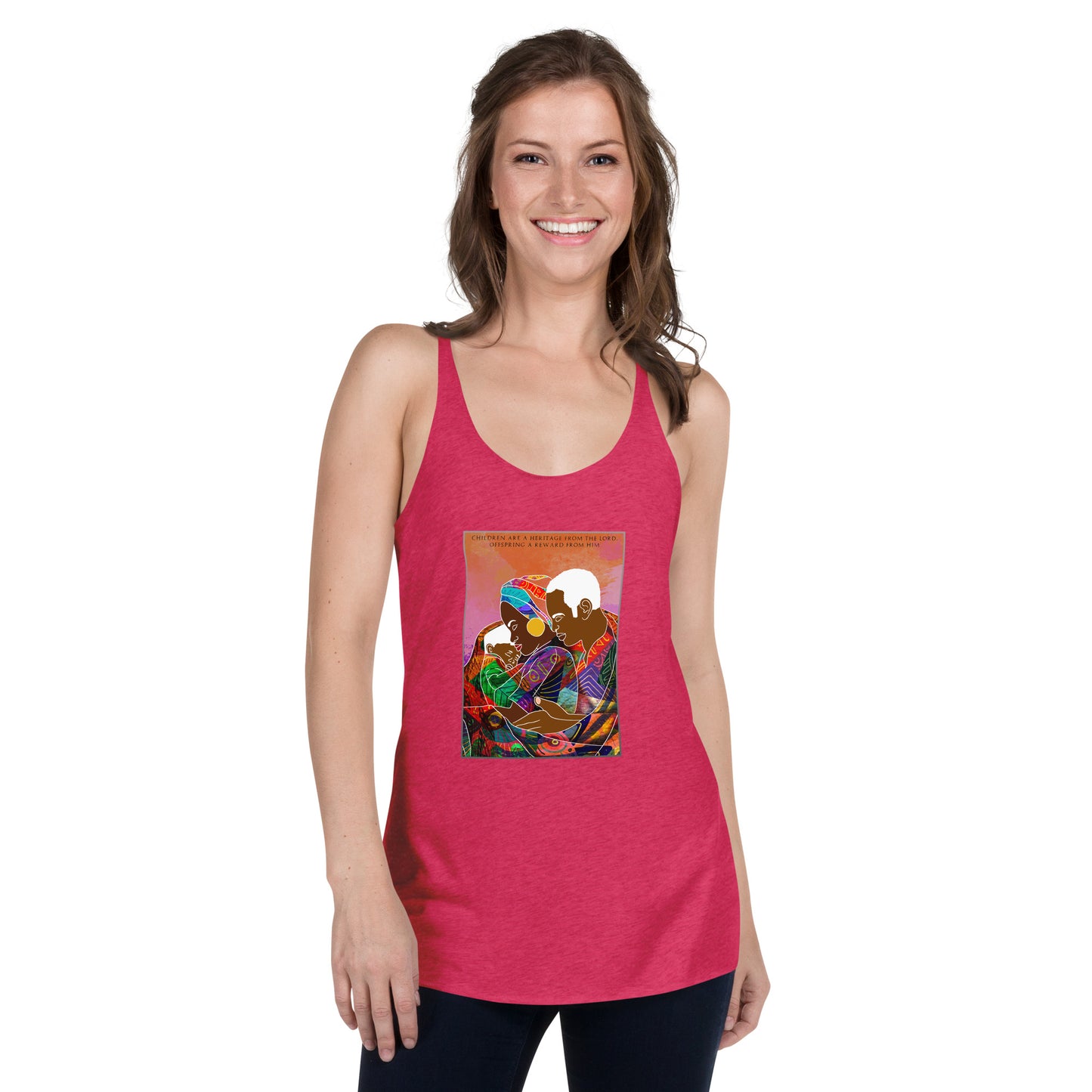 Children Are A Heritage From The Lord Women's Racerback Tank