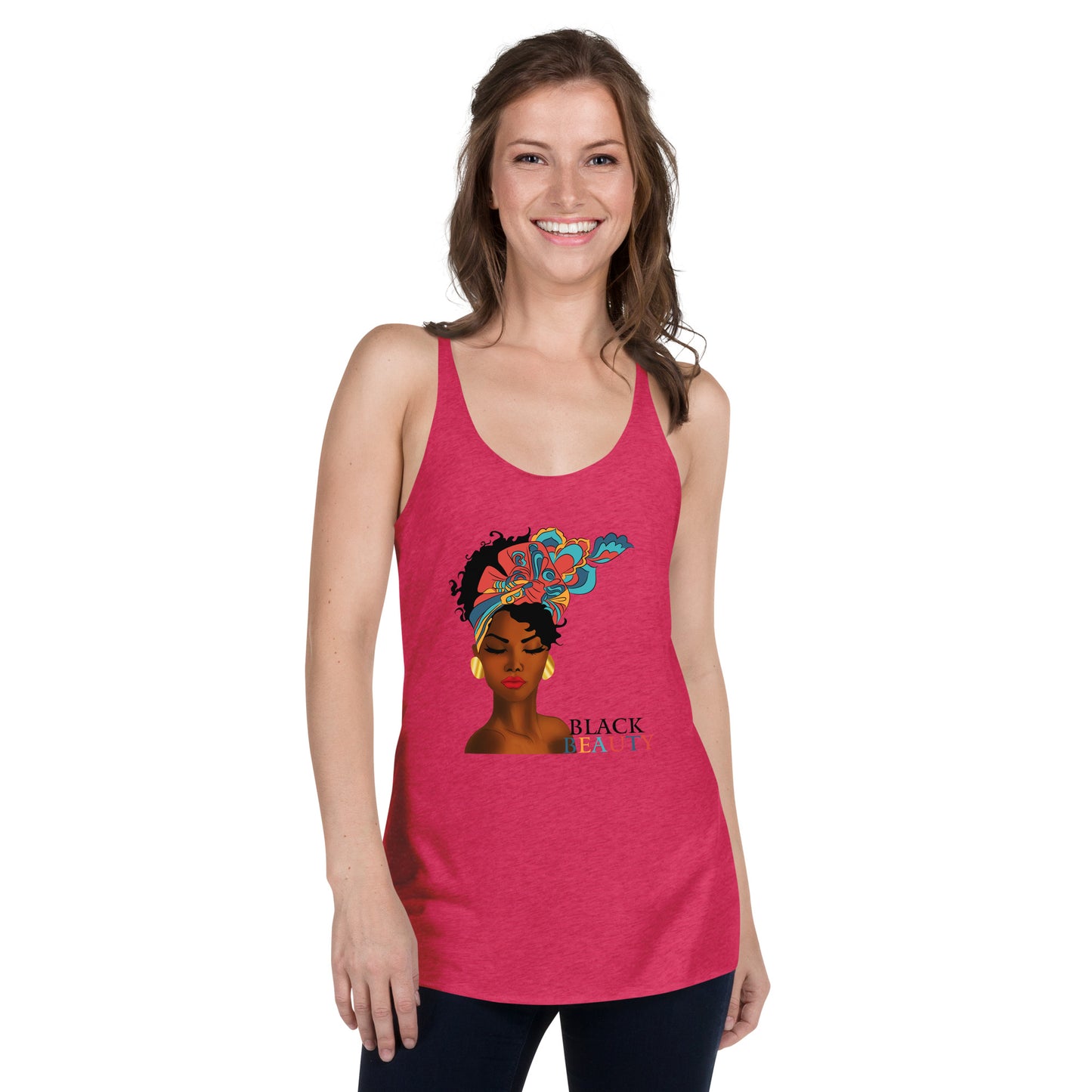 Black Beauty Women's Racerback Tank