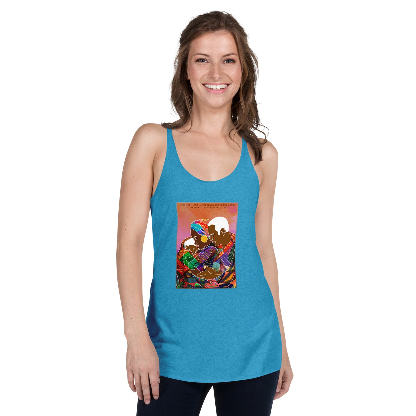 Children Are A Heritage From The Lord Women's Racerback Tank