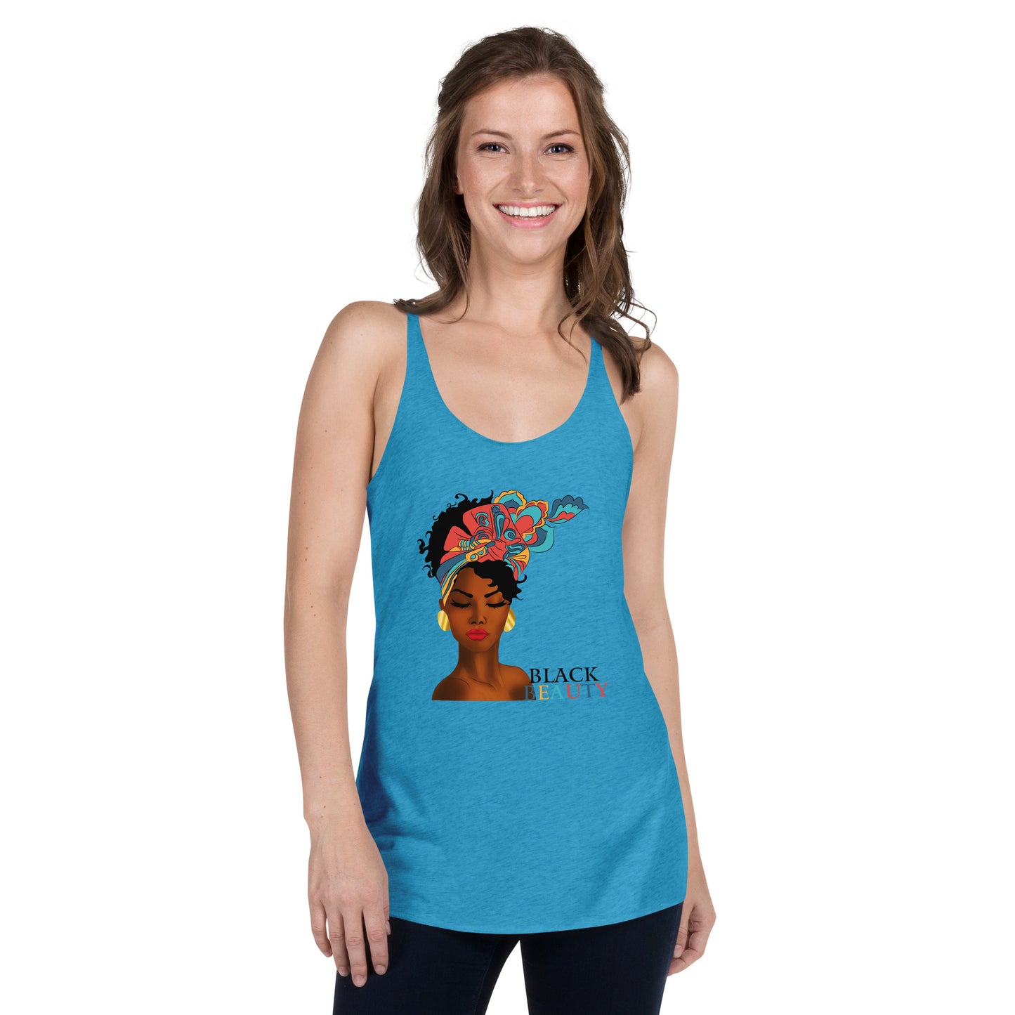 Black Beauty Women's Racerback Tank