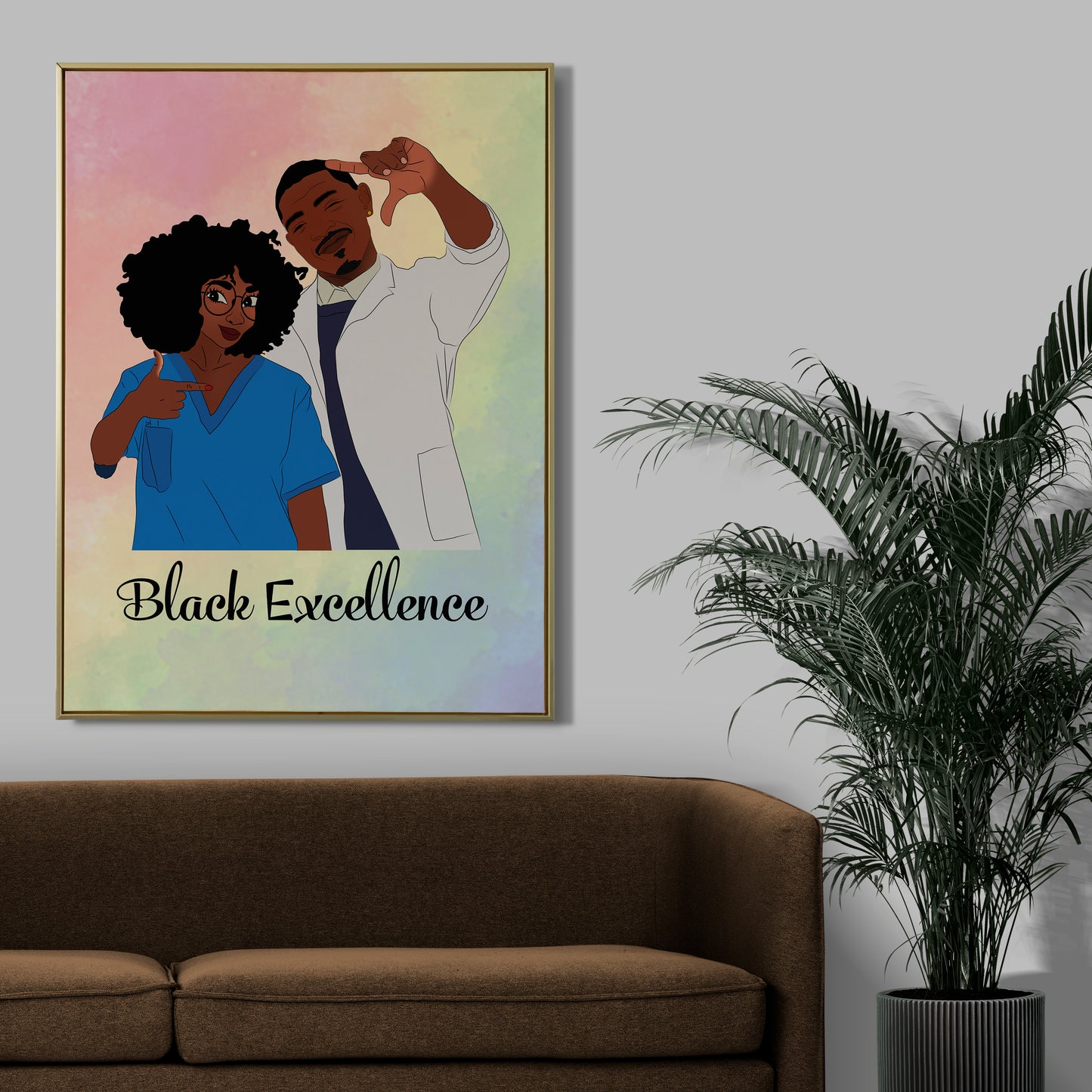 Black Excellence Canvas