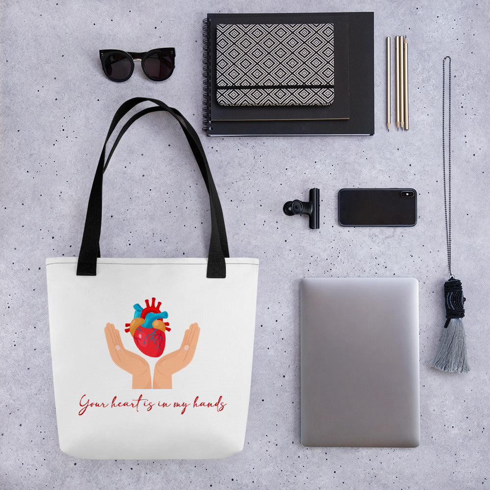 Your Heart Is In My Hands Tote bag