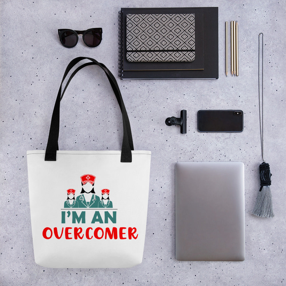 I Am An Overcomer Tote bag