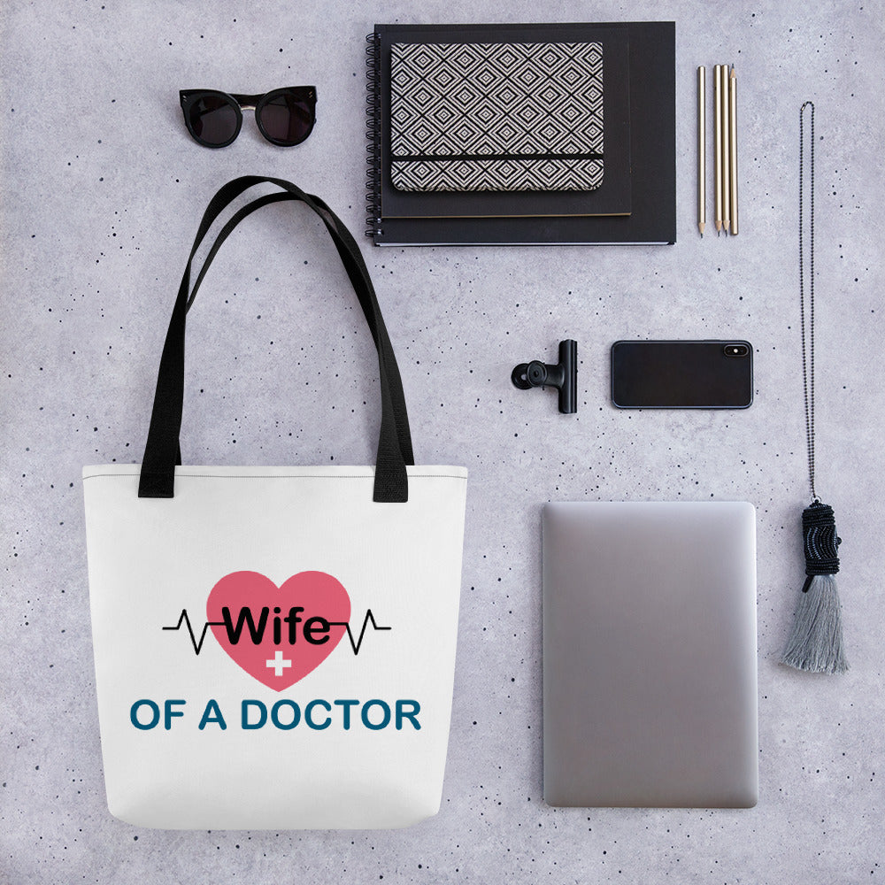 Wife Of A Doctor Tote bag