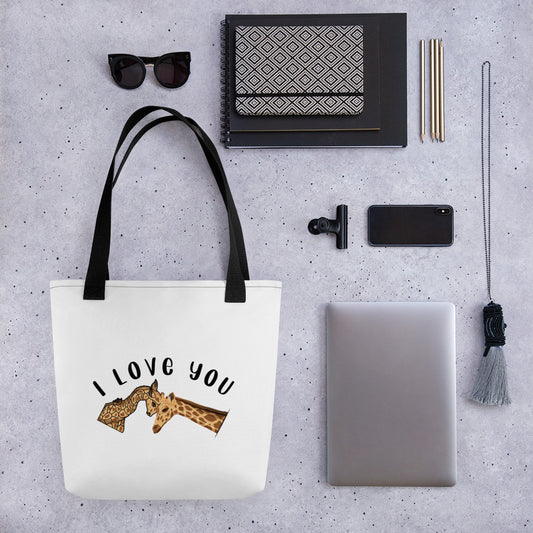 I Love You Tote bag