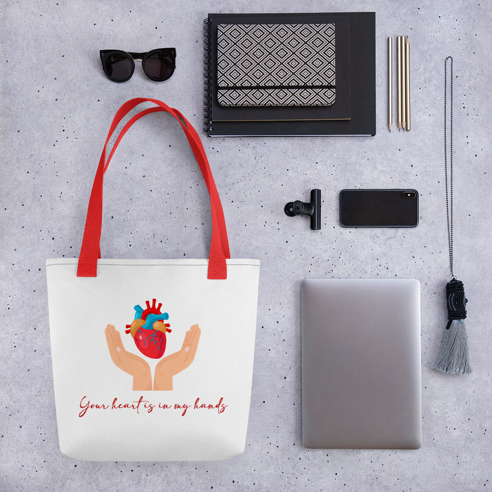 Your Heart Is In My Hands Tote bag