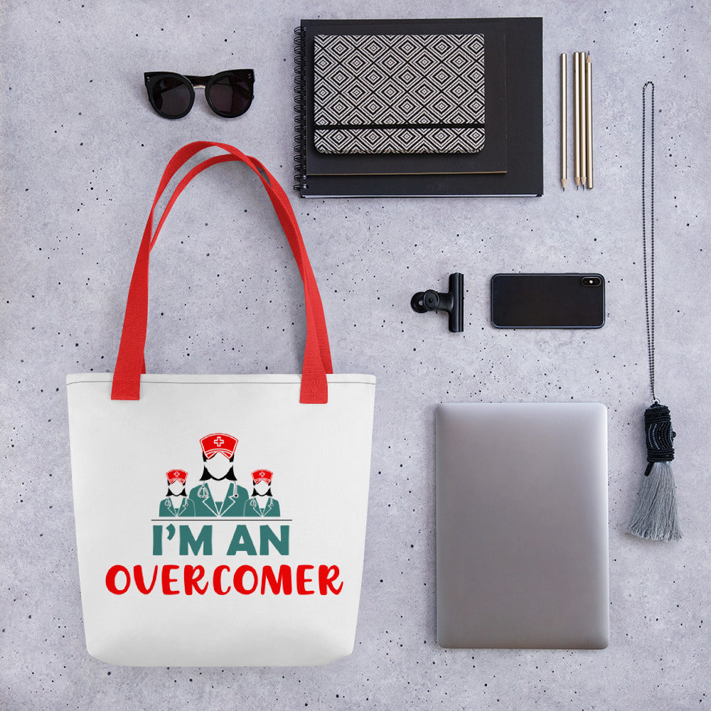 I Am An Overcomer Tote bag