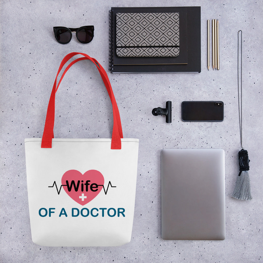 Wife Of A Doctor Tote bag