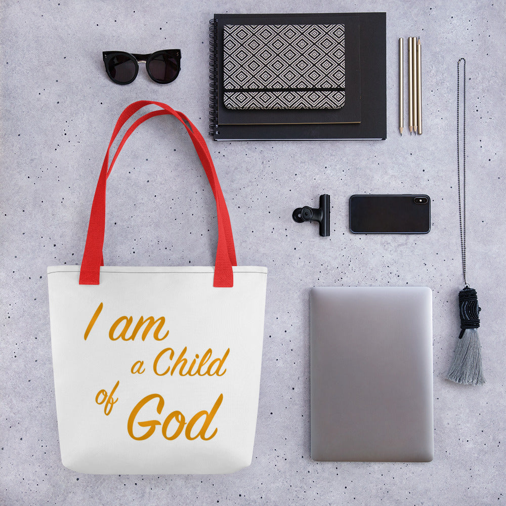 I Am A Child Of God Tote bag