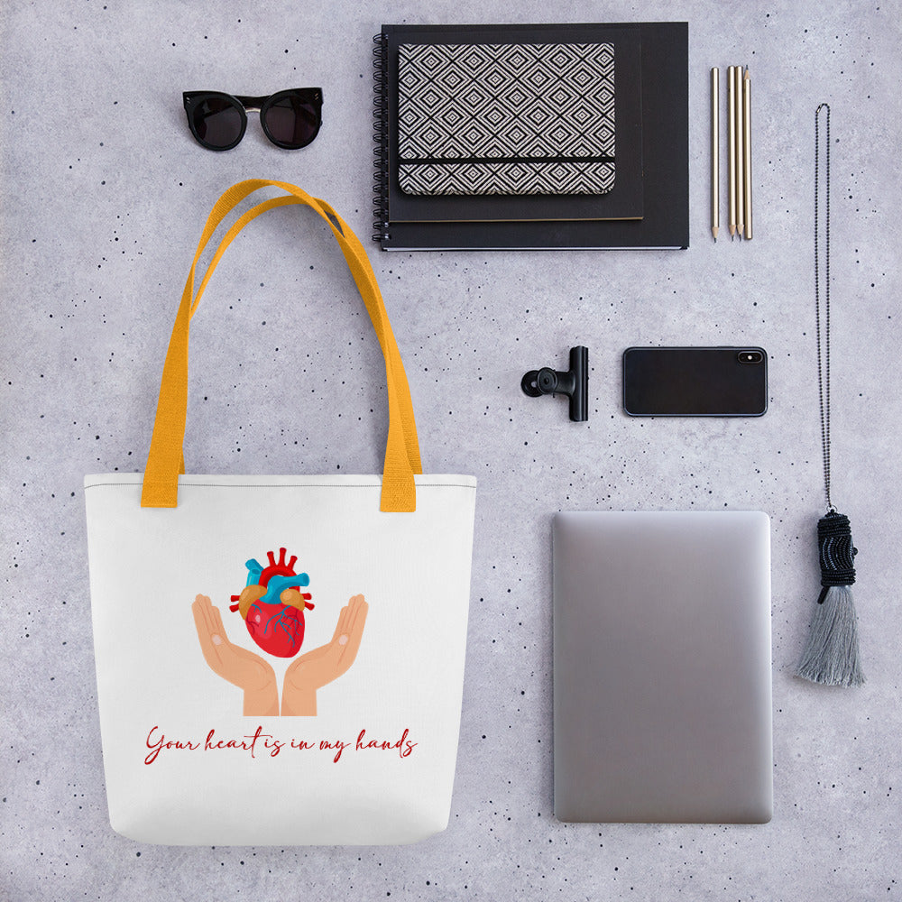 Your Heart Is In My Hands Tote bag