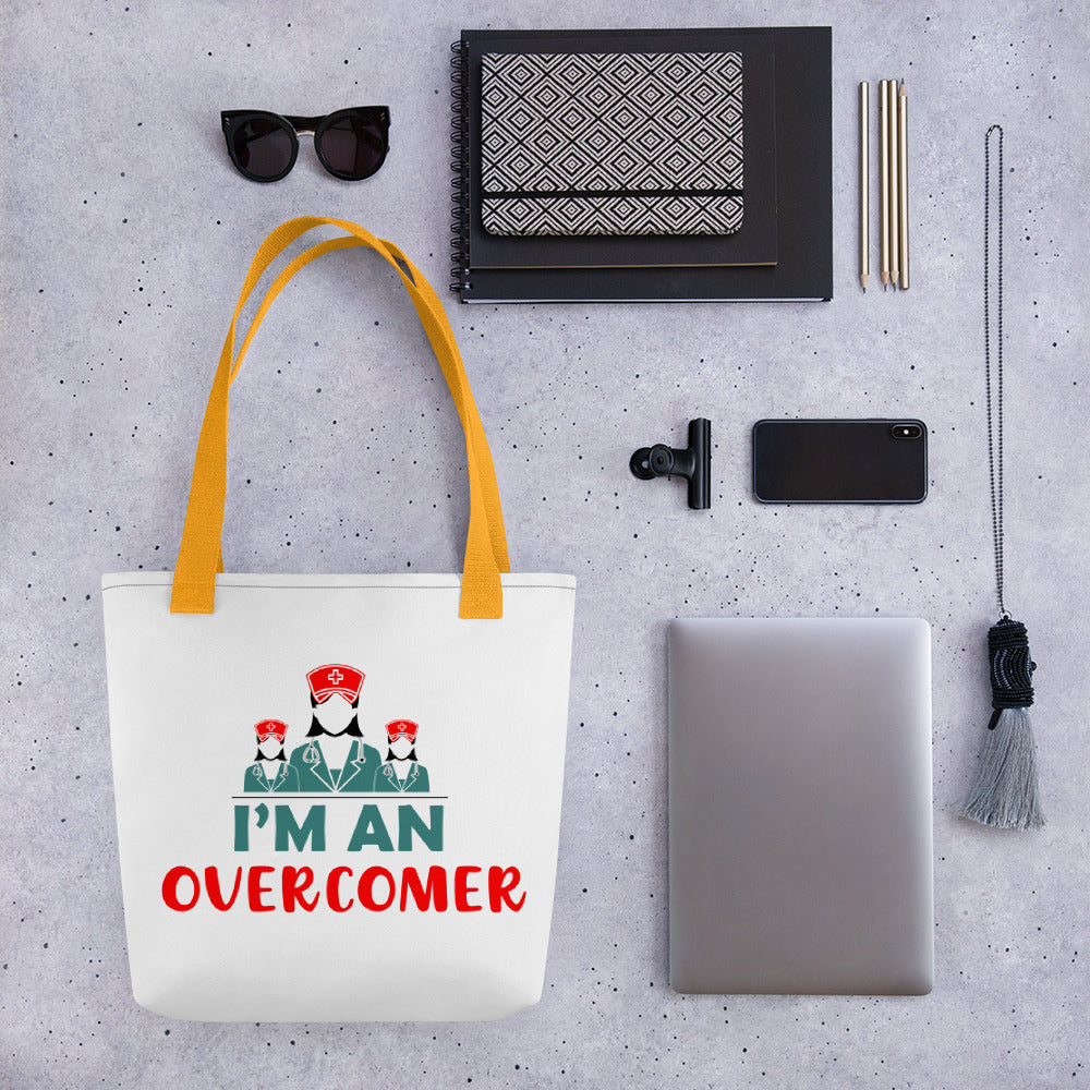 I Am An Overcomer Tote bag