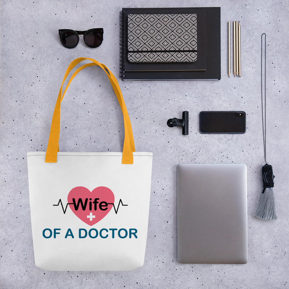 Wife Of A Doctor Tote bag