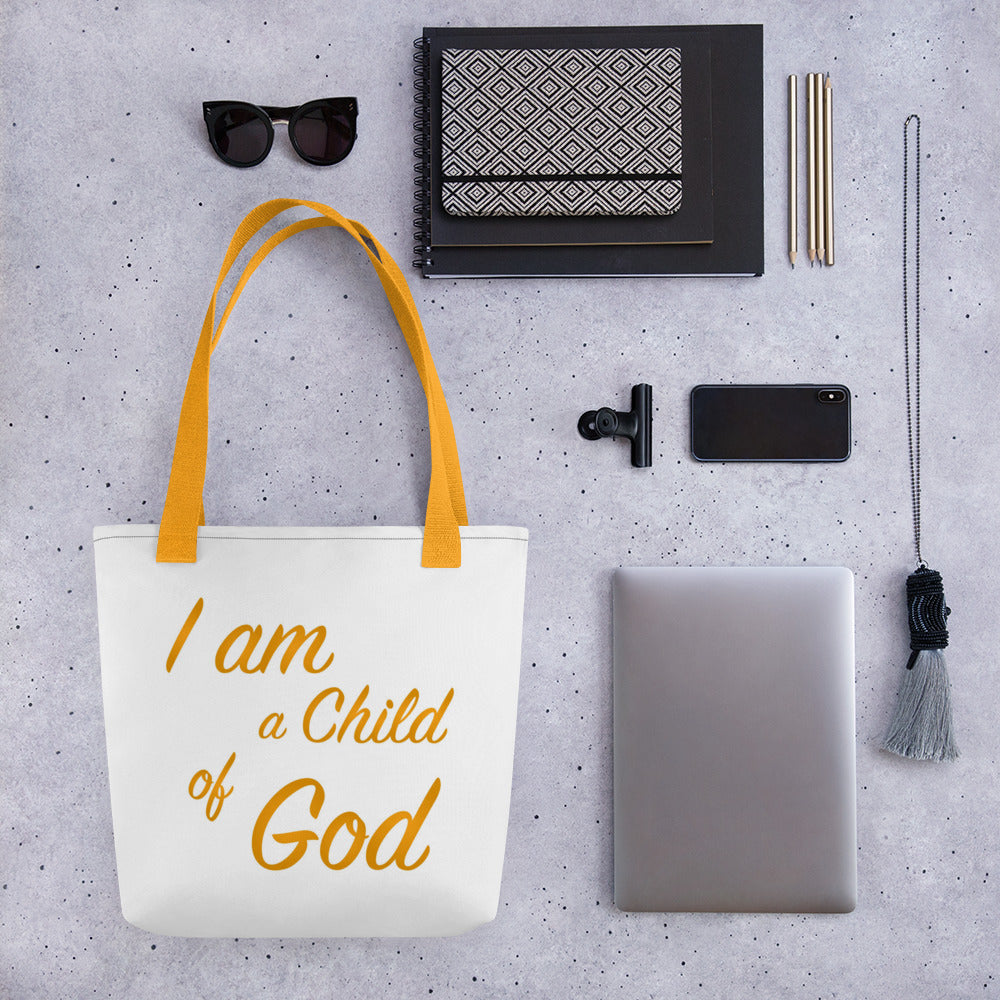 I Am A Child Of God Tote bag