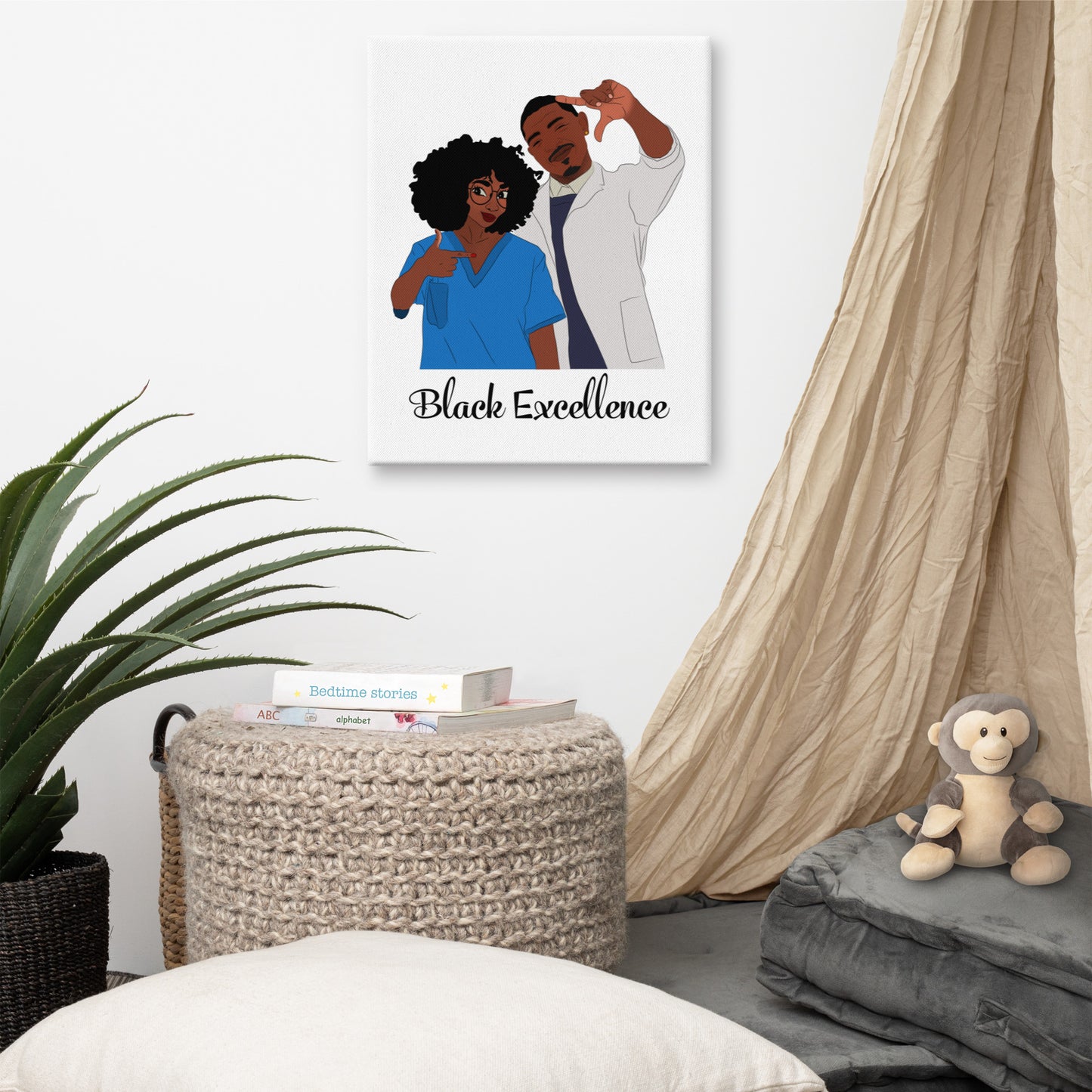 Black Excellence Canvas