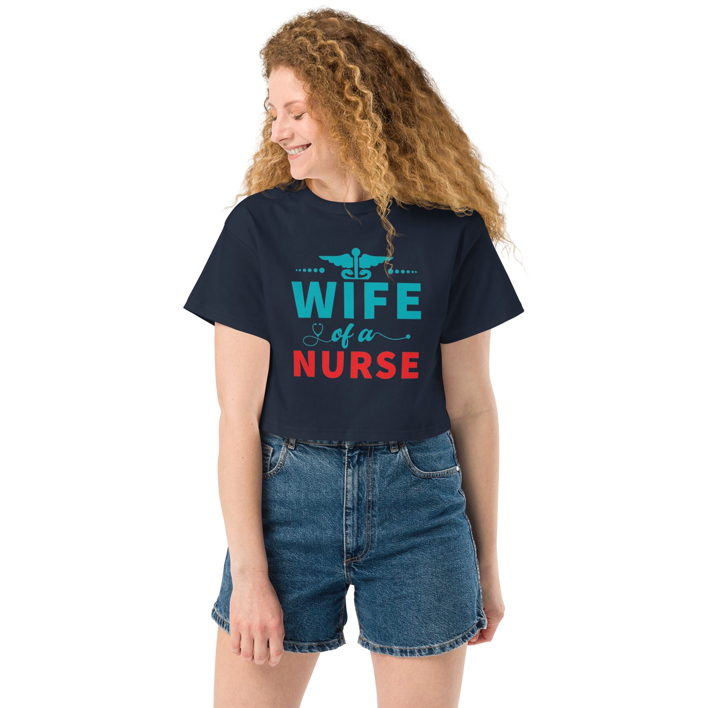 Wife Of A Nurse Crop Top