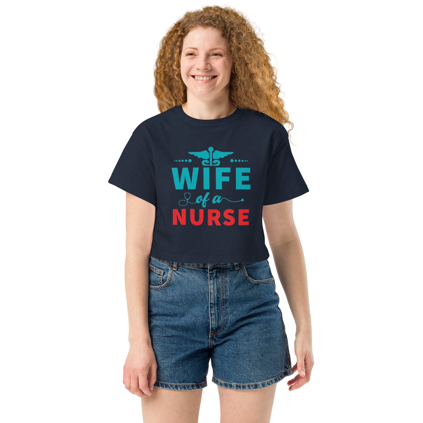 Wife Of A Nurse Crop Top