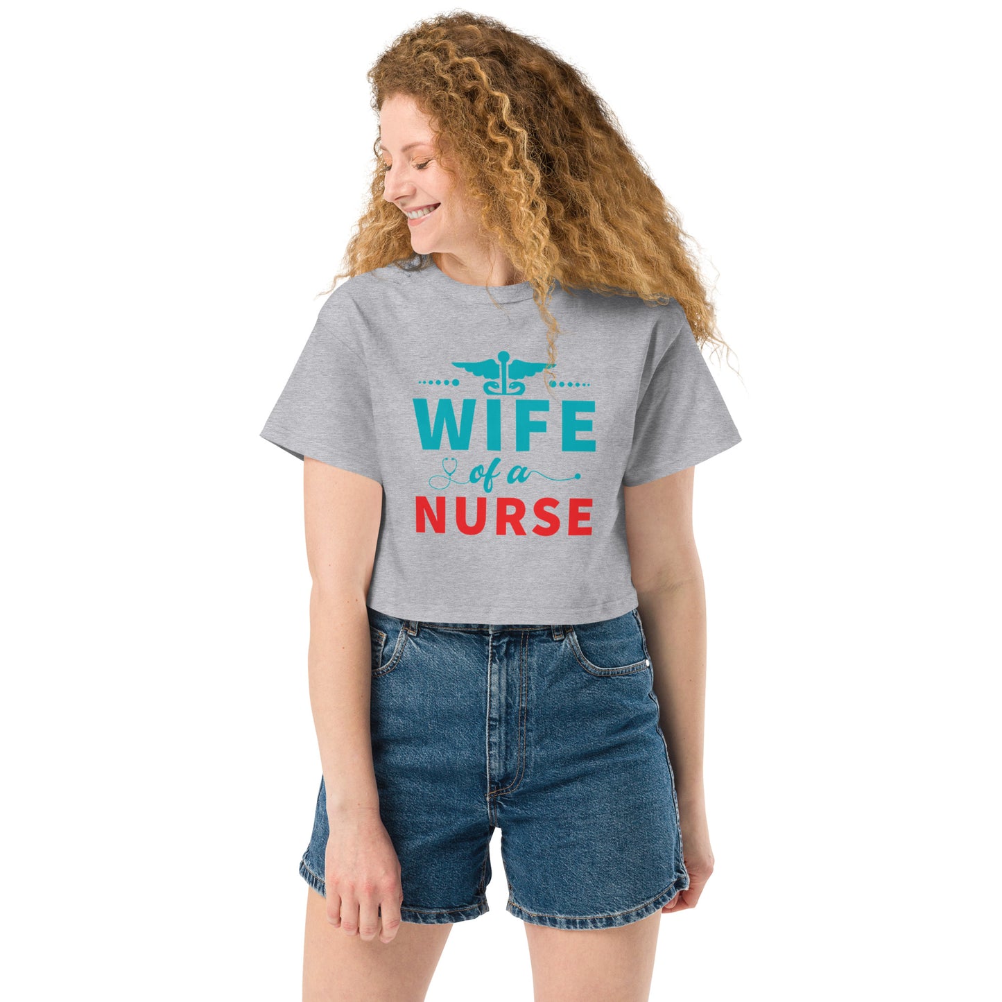 Wife Of A Nurse Crop Top