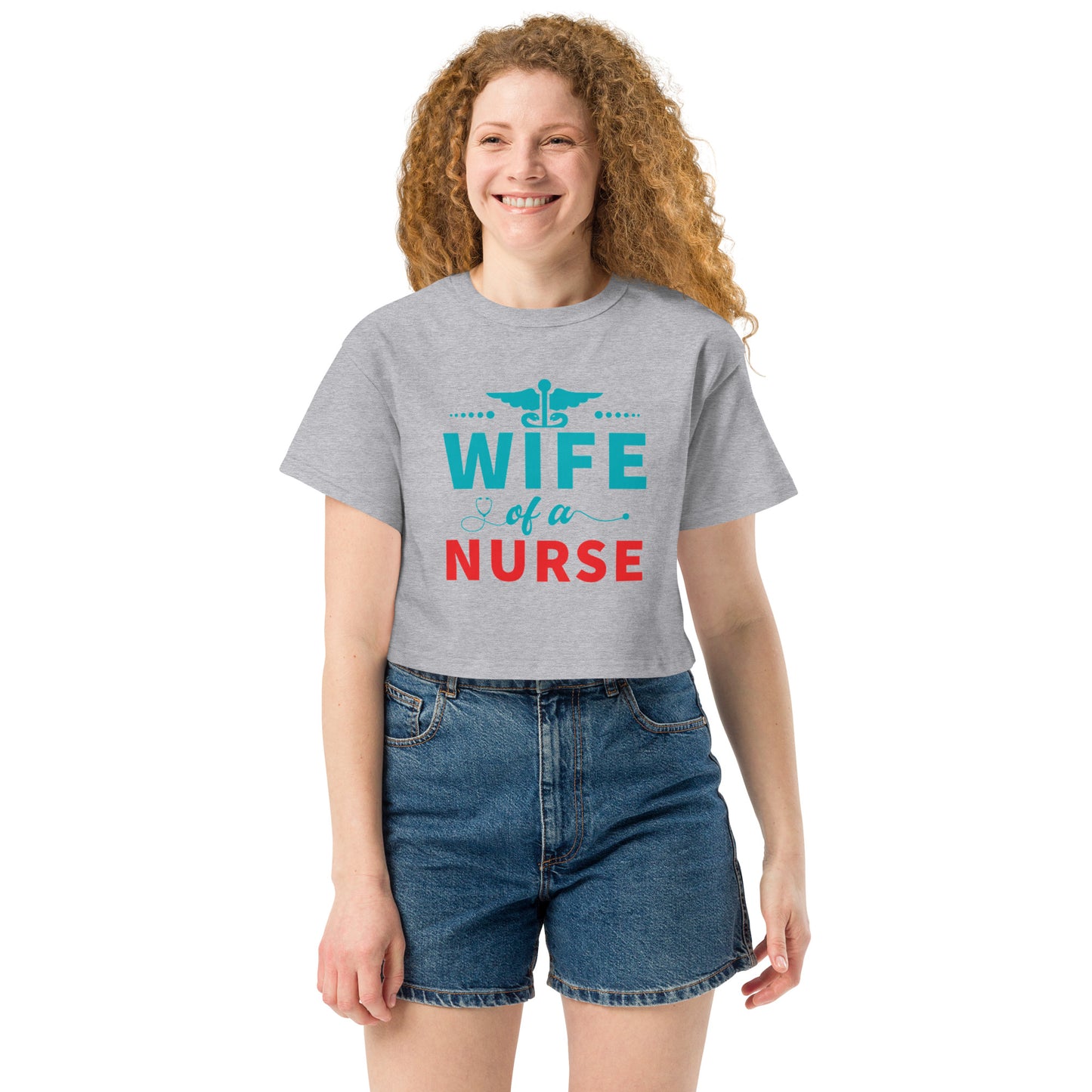 Wife Of A Nurse Crop Top