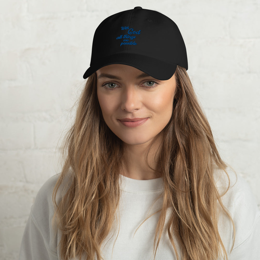 With God All Things Are Possible Unisex hat