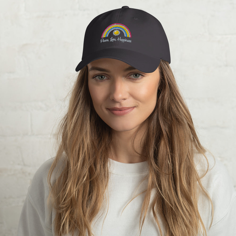 Peace Love Happiness Unisex hat