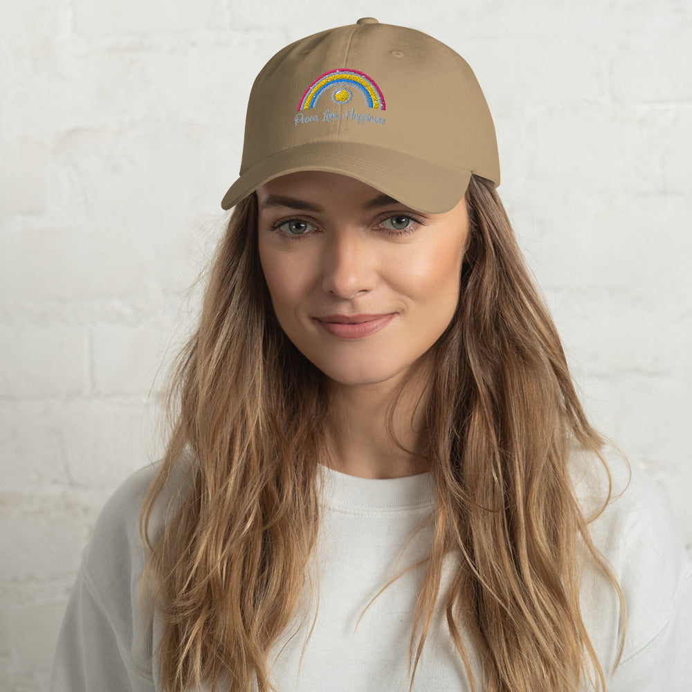 Peace Love Happiness Unisex hat