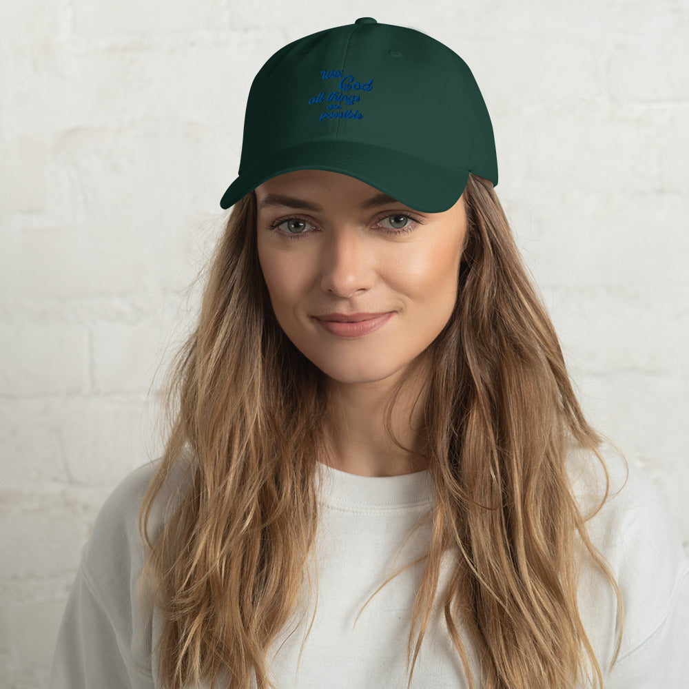 With God All Things Are Possible Unisex hat