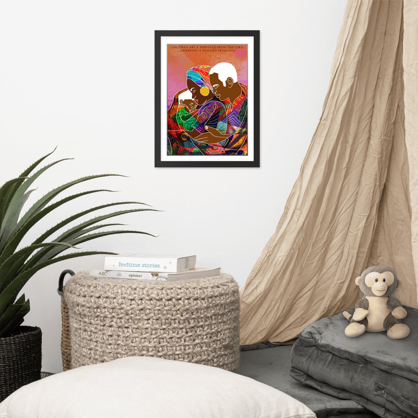 Children Are Heritage From The Lord Framed poster